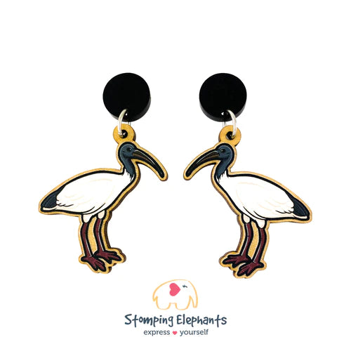 Bin Chicken (Ibis) earrings