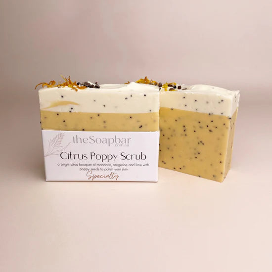 Citrus Poppy Scrub - Soap Bar