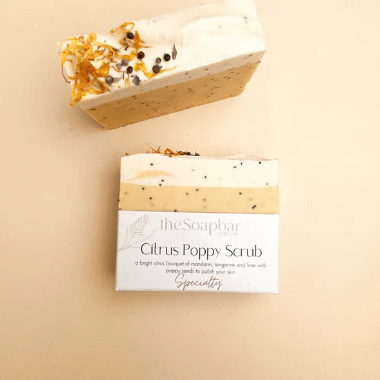 Citrus Poppy Scrub - Soap Bar
