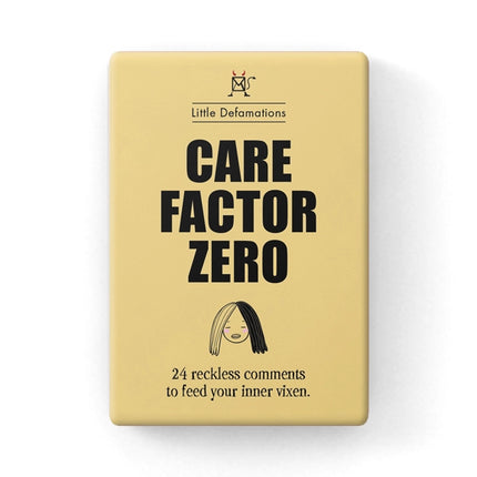 R18 - CARE FACTOR ZERO - 24 card pack