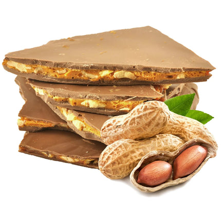 Poppy's Chocolate - Peanut Brittle coated in Milk Chocolate 100g BOXED