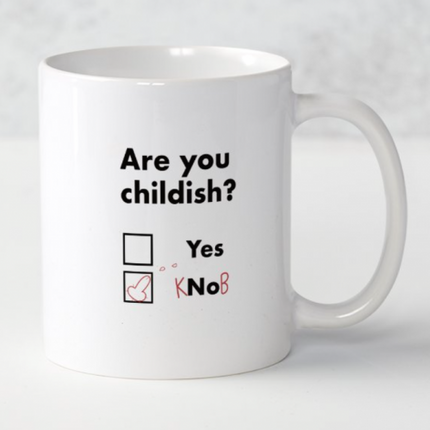 R18 - Are You Childish Mug