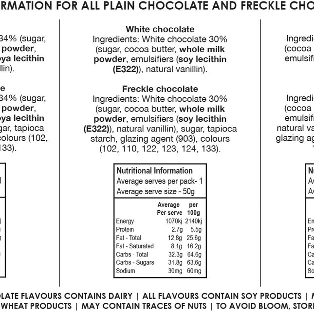 Australia Map 40g - MILK CHOCOLATE