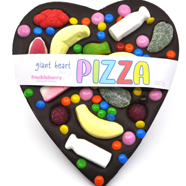 Pizza Heart 150g 18cm DARK CHOCHOLATE