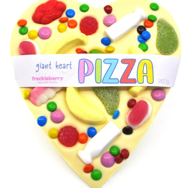 Pizza Heart 150g 18cm WHITE CHOCHOLATE