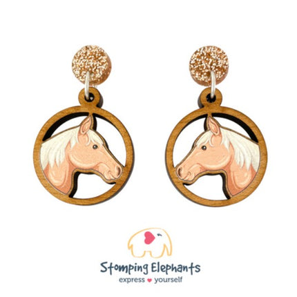 Pablo Petite Earrings (horse)