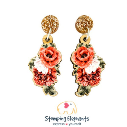 Kieran Earrings (Floral)