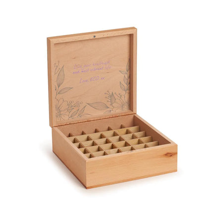 Wooden 36 Essential Oils Box