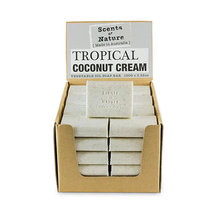 TROPICAL COCONUT CREAM SOAP BAR 100G