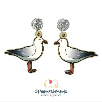 Seagull Earrings