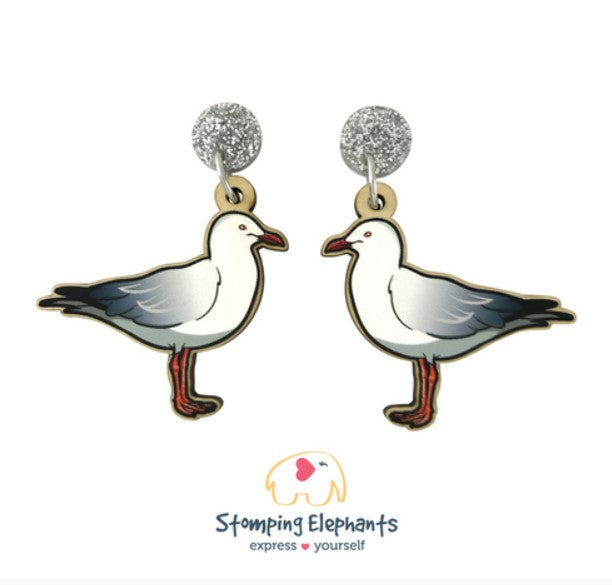 Seagull Earrings